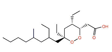 3,6-Epidioxy-4,6,8-triethyl-10-methyltetradecanoic acid